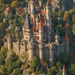 cartoon castle