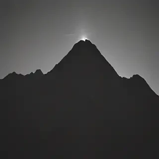 mountain silhouette