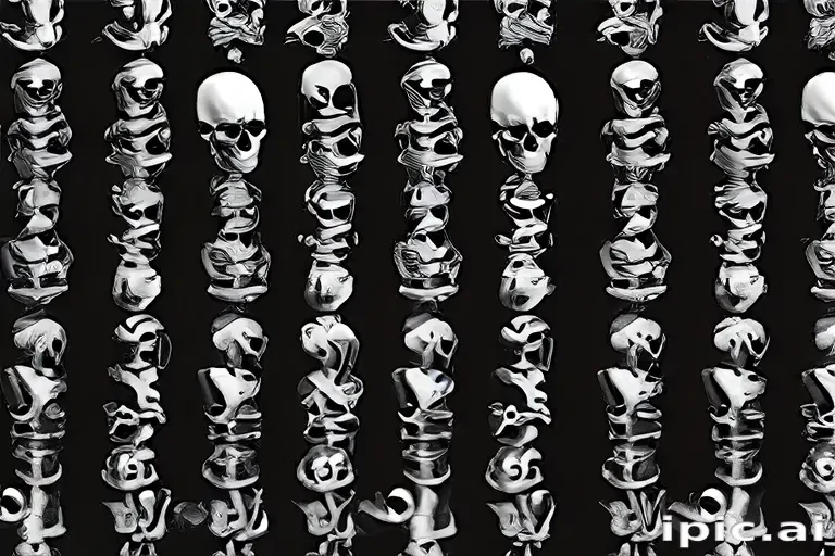 skeleton background