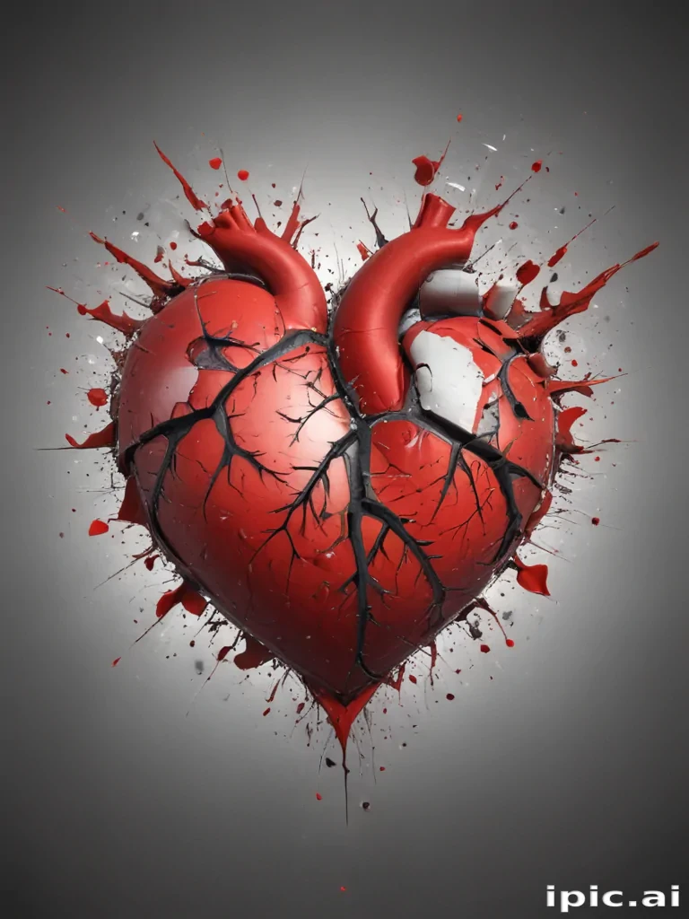 broken heart background