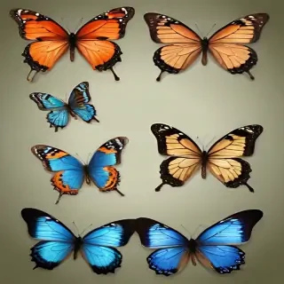png butterflies