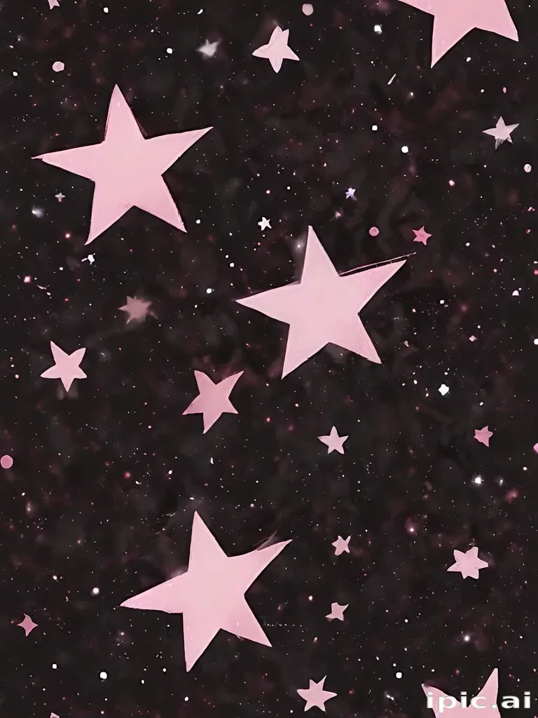 pink stars png