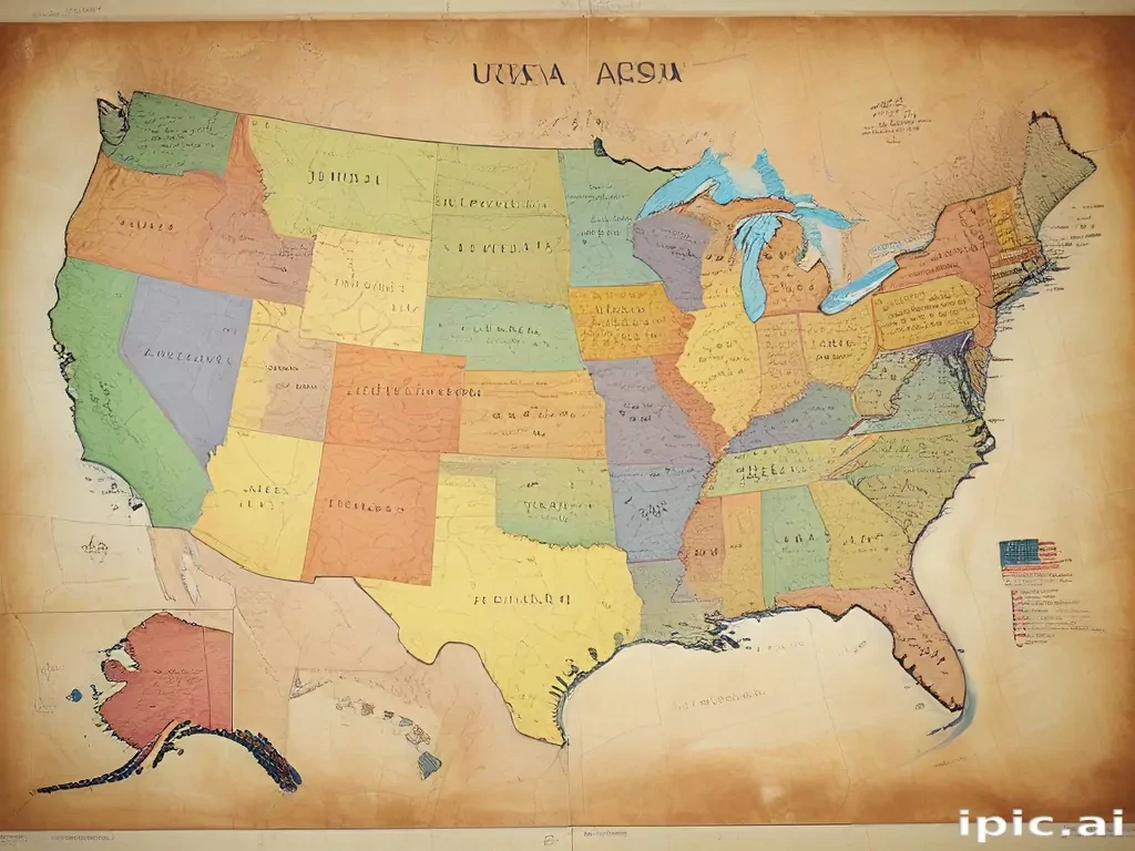 mapa usa