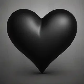 black heart image