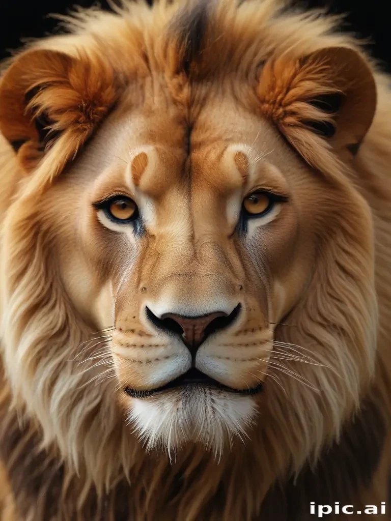 transparent lion