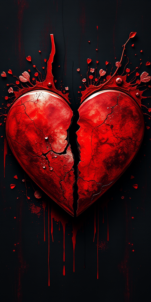 wallpaper broken heart images
