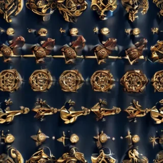 navy background
