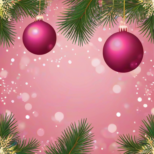 christmas background pink