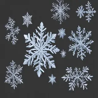 snowflakes png transparent