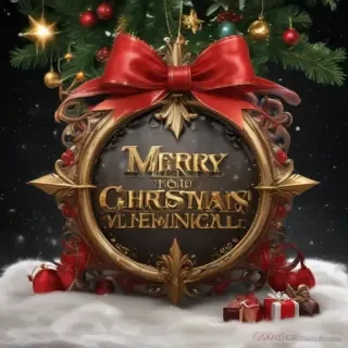 text merry christmas png