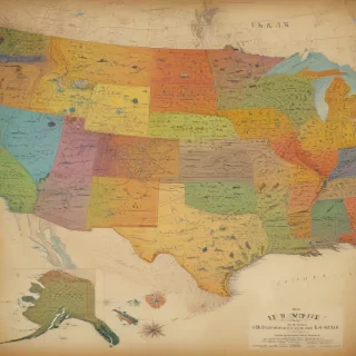 map of united states of america