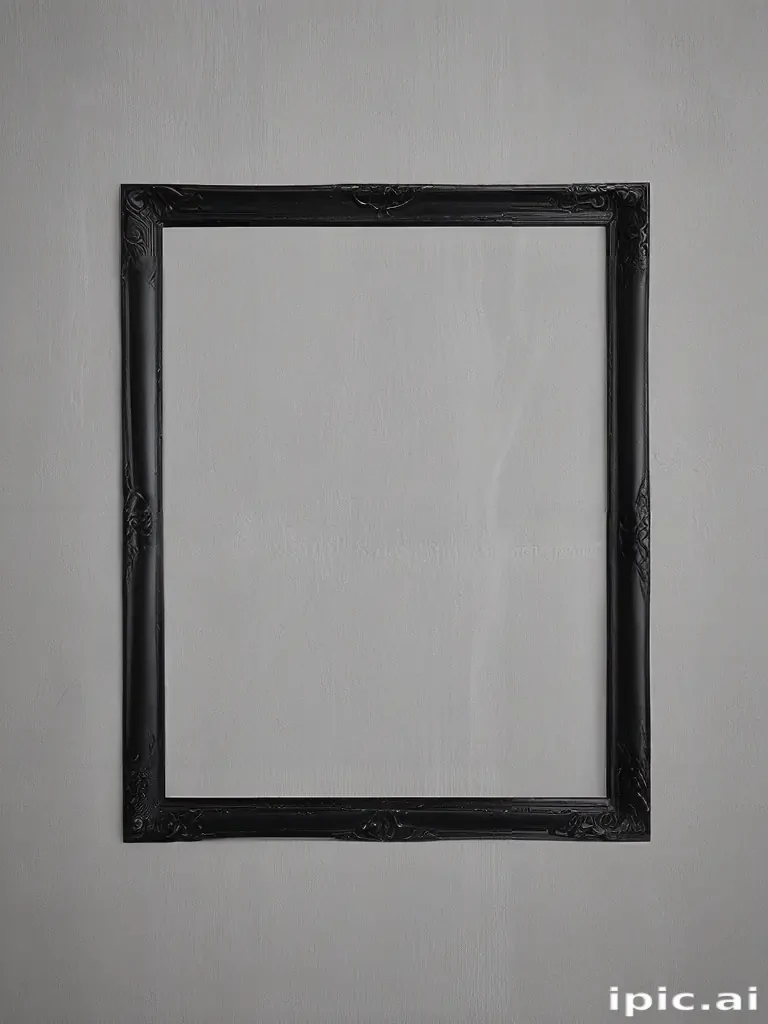 black frame transparent