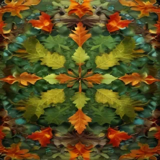 leaf circle