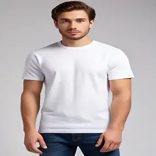 white tee png