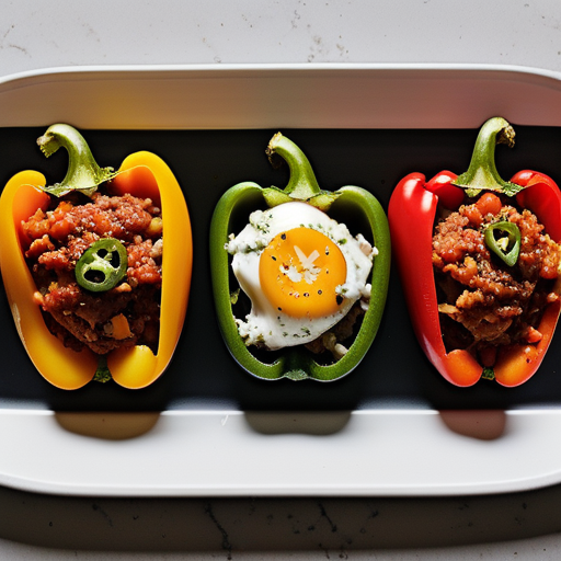 what goes good with stuffed bell peppers