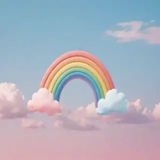 pastel rainbow aesthetic wallpaper