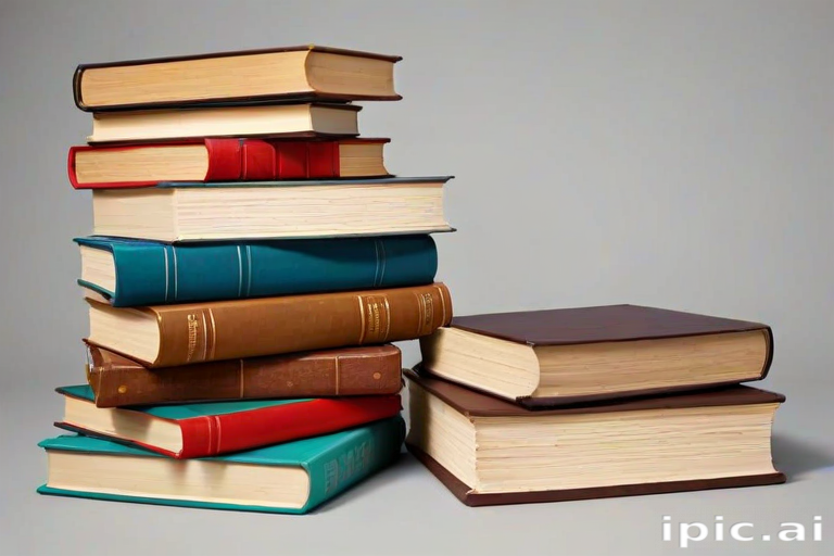 books stacked clipart