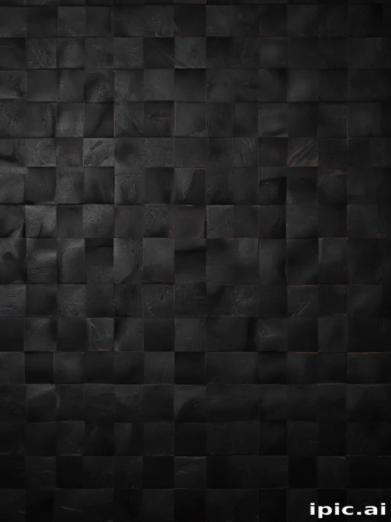 black checkered background