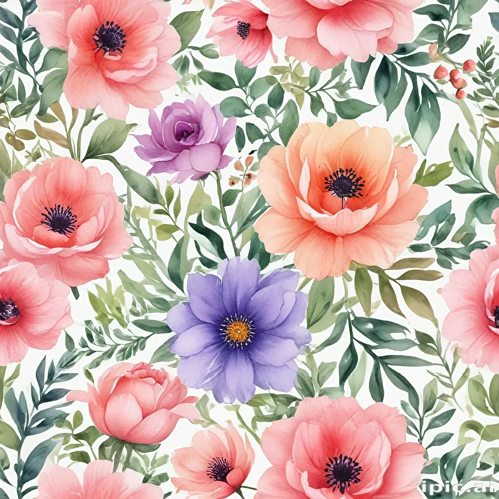 watercolor flower images