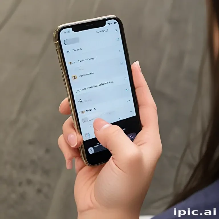 person holding phone