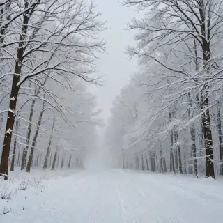 winter zoom background