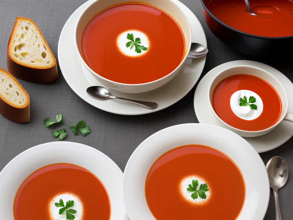 what to eat with tomato soup