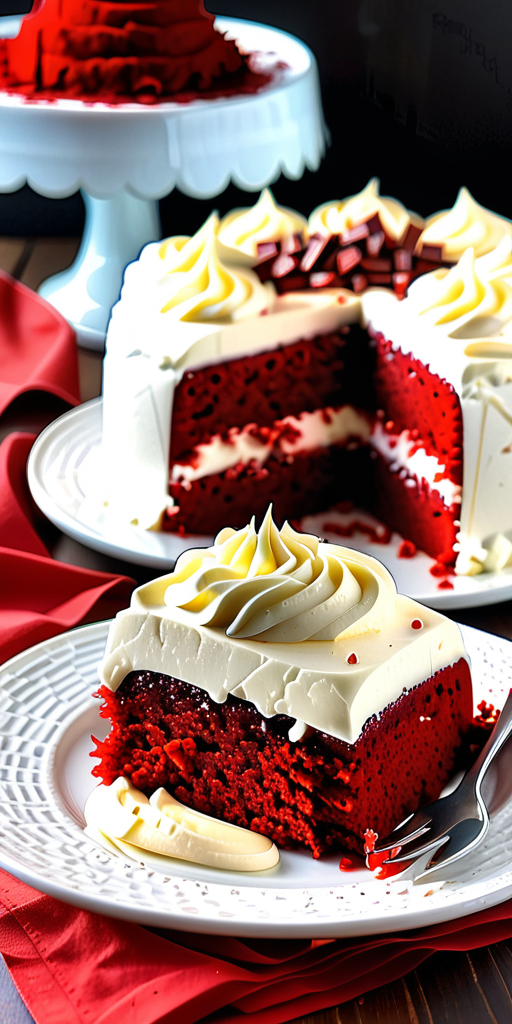 red velvet tres leches cake