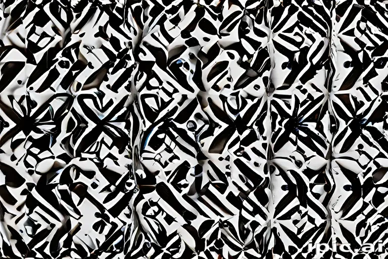 black and white pattern