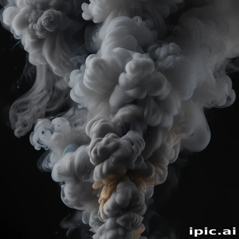 smoke no background