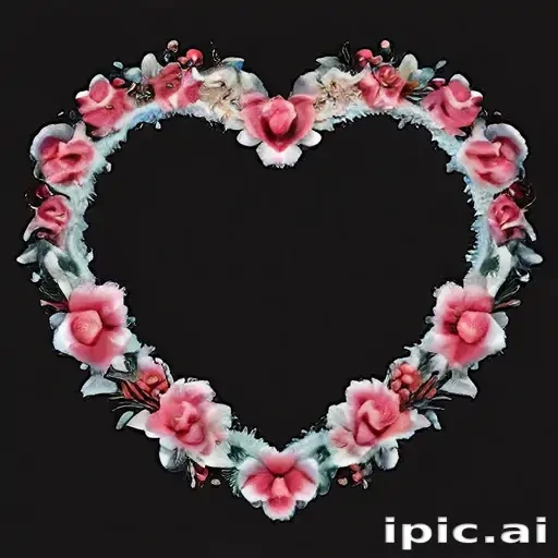 heart border png aesthetic