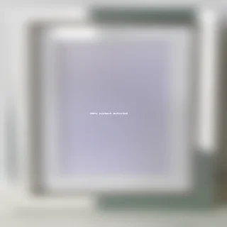 transparent picture frame