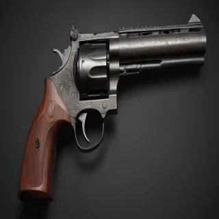 gun no background