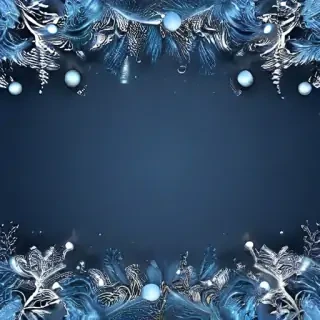 blue christmas bg