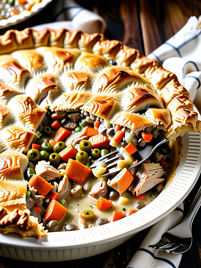 what side dish goes well with chicken pot pie