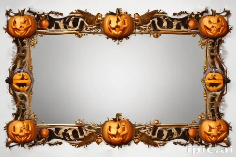 halloween border transparent