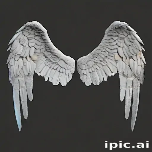 realistic angel wings png