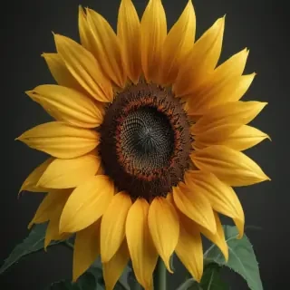 sunflower outline