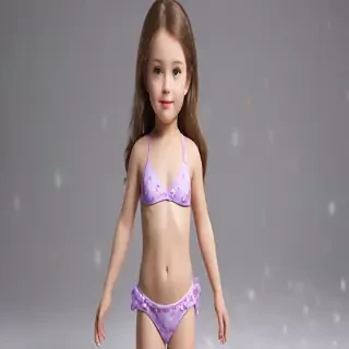 little girl in bikini ai