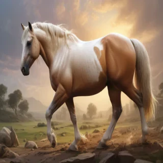 cartoon pic of horse