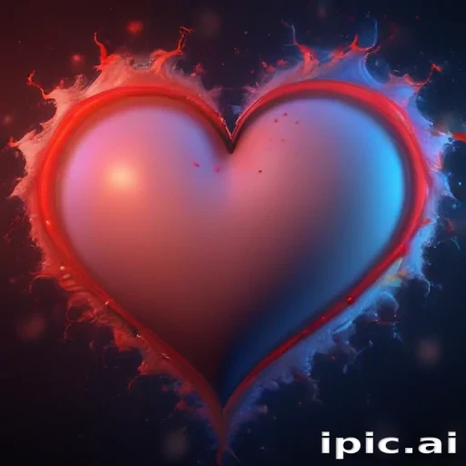 blurry heart wallpaper