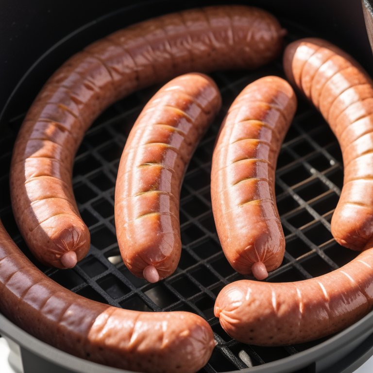 smoked sausage in the air fryer