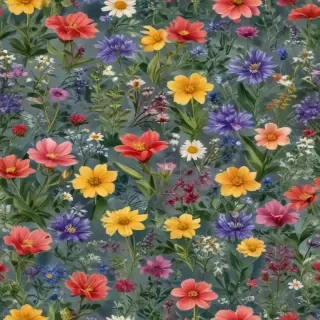 wildflowers transparent background