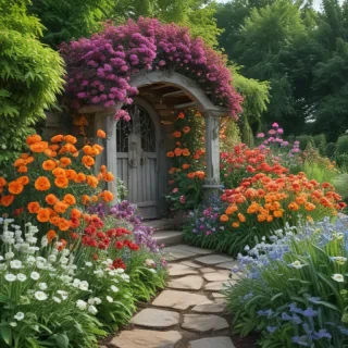flower garden