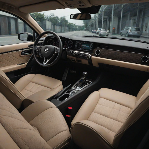 inside car background