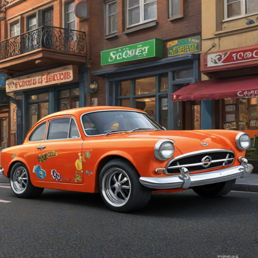 cartoon car wallpaper