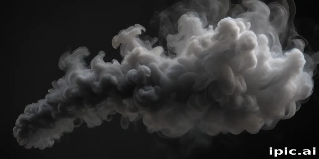 smoke no background