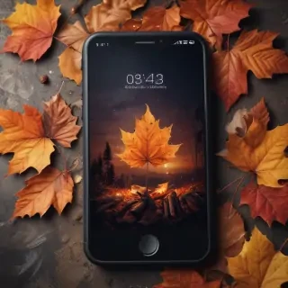 iphone fall wallpaper