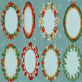 christmas clip art frames