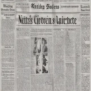 newspaper transparent