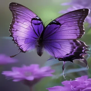 purple butterfly images